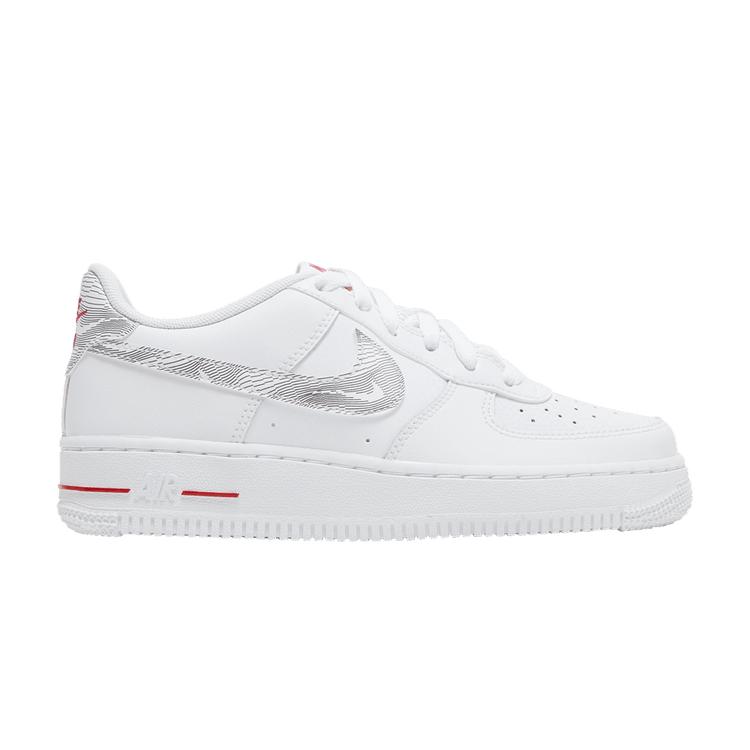 Nike Air Force 1 Low GS White University Red 36.5
