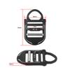 Quick Release 38mm Tactical Belt Buckle Customizable Logo Black Metal Nylon Belt Buckle Head