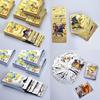 Exquisite Pokemon Cards Metal Gold Energy Card Charizard Pikachu Collection For Kids