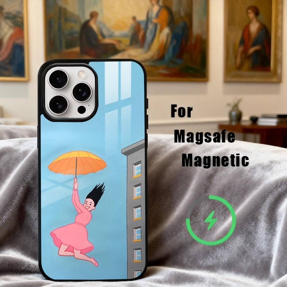 N-New A-Art J-Joan C-Cornella Phone Case For iPhone17,16,15,14,13,12,11 Plus,Pro Max Magnetic For Magsafe Wireless Charging
