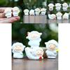 6pcs Cute Cartoon Sheep Handheld Fruit Model Ornament Set For Playroom Decor And Giftgiving