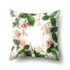 Simple Style Floral Print Pillow Cover Home Decoration Living Room Sofa Cushion Cover Office Chair Bedroom Room Decoration