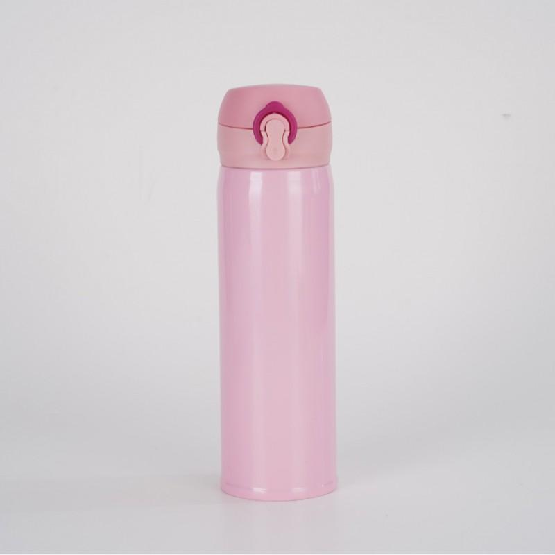 Simple Double Drink Spill-Proof Vacuum Insulated Stainless Steel Tumbler Portable Outdoor Car Travel Ideal Gift