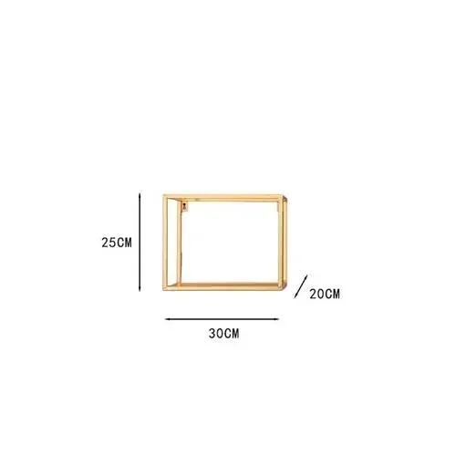Gold Storage Racks Hanging Decor Storage Box Flower Pot House Storage Rack Wall Book Figurines Display Crafts Shelves shelf