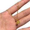 Elegant Gold Gourd Charm Necklace: Chinese-Inspired, Simple, Exquisite, and Versatile Women's Clavicle Chain