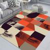 Fashion Geometric Retro Home Living Room Carpet Bedroom Room Decoration Non -Slip Floor Mat Room Bedroom Corridor Porch Door Mat