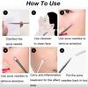 4PCS Blackhead Remover Acne Needle Tools Set Face Cleaning Black Dots Pimple Comedone Extractor Pore Cleaner Skin Care Products