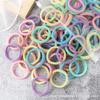 50 Pcs Seamless Hair Ties, 4cm Solid Color Elastic Hair Bands for Women Girls Ponytail