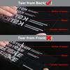 2PCS Car Side Window Sticker Decoration Auto Reflective Vinyl Trim Decal Accessories Sport Styling For Acura MDX RDX TLX ILX