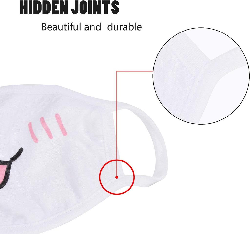 1PCS Funny Animals Mask Cartoon Aniaml Face Mask Cute Mask Reusable for Women