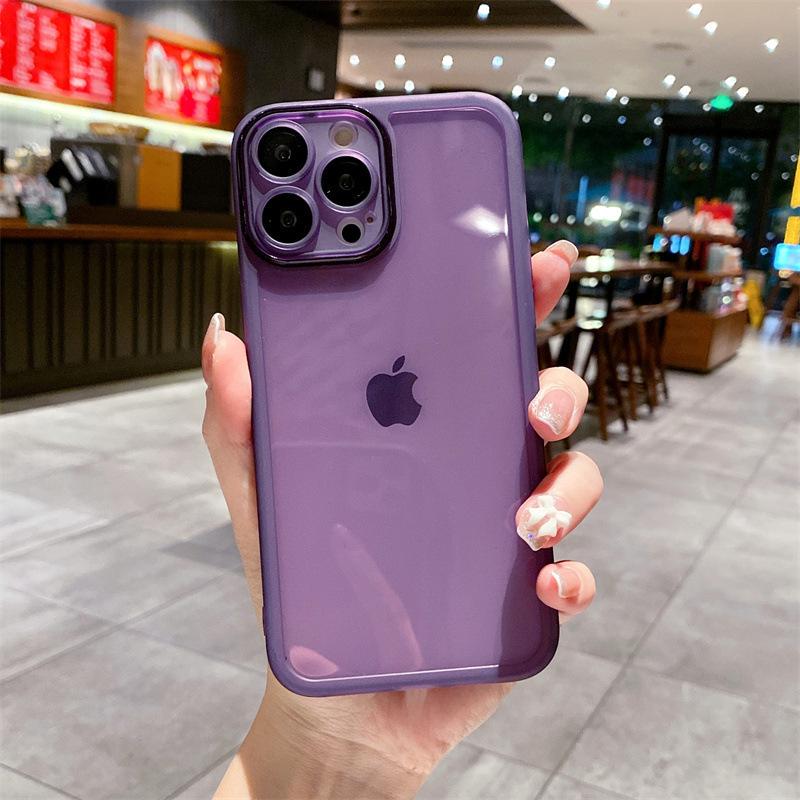Lens Film for iPhone13promax Mobile Phone Case XR Matte Apple 14PLUS Transparent 12 Protective Case 11