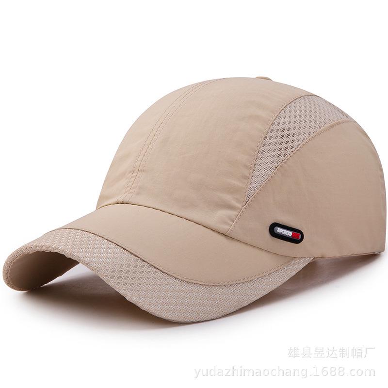 Spring Summer Quick Drying Sports Cap Golf Fishing Hat Summer Outdoor Sun Hat Adjustable Unisex Baseball Cap For Womens Men