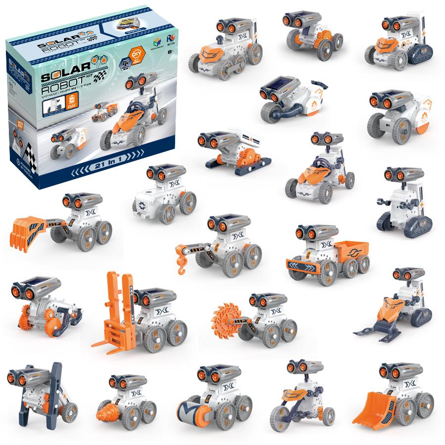 12-in-1 DIY Educational Solar Robot Building Blocks for Kids