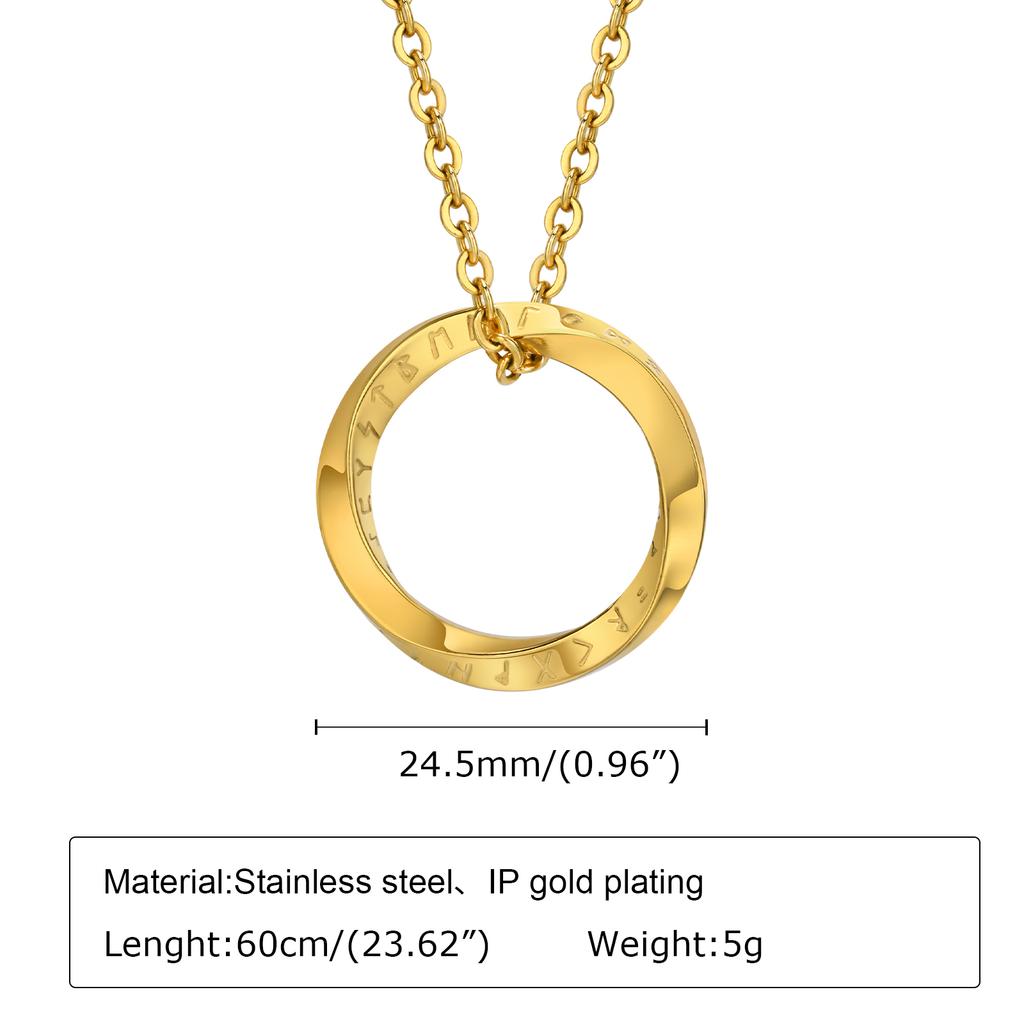 Norse Viking Pendant Man Woman Necklaces, Men Twisted Stainless Steel Jewelry  Triangle Charm Geometric Collar Party Gift