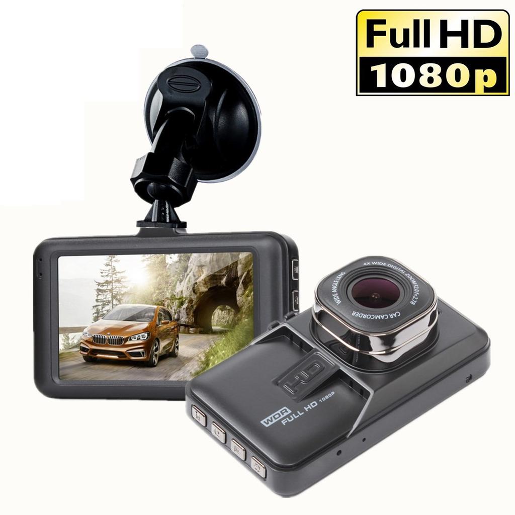 Dashcam with HD Night Vision, 170-degree Wide-angle Camera, Parking Monitoring Recorder