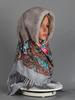 Faux Mink Fur Hood Hat Women Winter Warm Luxury Full Pelt Faux Mink Fur Scarf Hat Stylish Fashionable Female Outdoor Headscarf