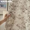 1PC NAPEARL Tende Oscuranti Stile Campagna Francese Tenda Finestra Stampata con Fiori Dipinti a Mano per Camera da Letto Soggiorno Decorazione Casa
