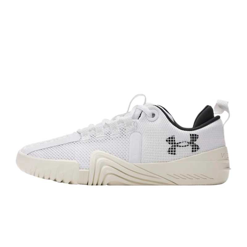

Under Armour TriBase Reign 6 Повседневная Мода Простые Универсальные Тренировочные Кроссовки Женские Кроссовки Белые 3027342-106 35.5