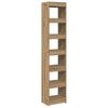 Bookshelf Room Divider Artisan Oak 40 X 30 X 198 Cm