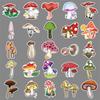 Mushroom Graffiti Stickers Set: 50 Sheets for Notebooks, Skateboards, Water Bottles, and Luggage