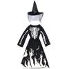 Halloween Women's Luminous Death Skull Skeleton Clothes Girls Halloween Party Dress Up