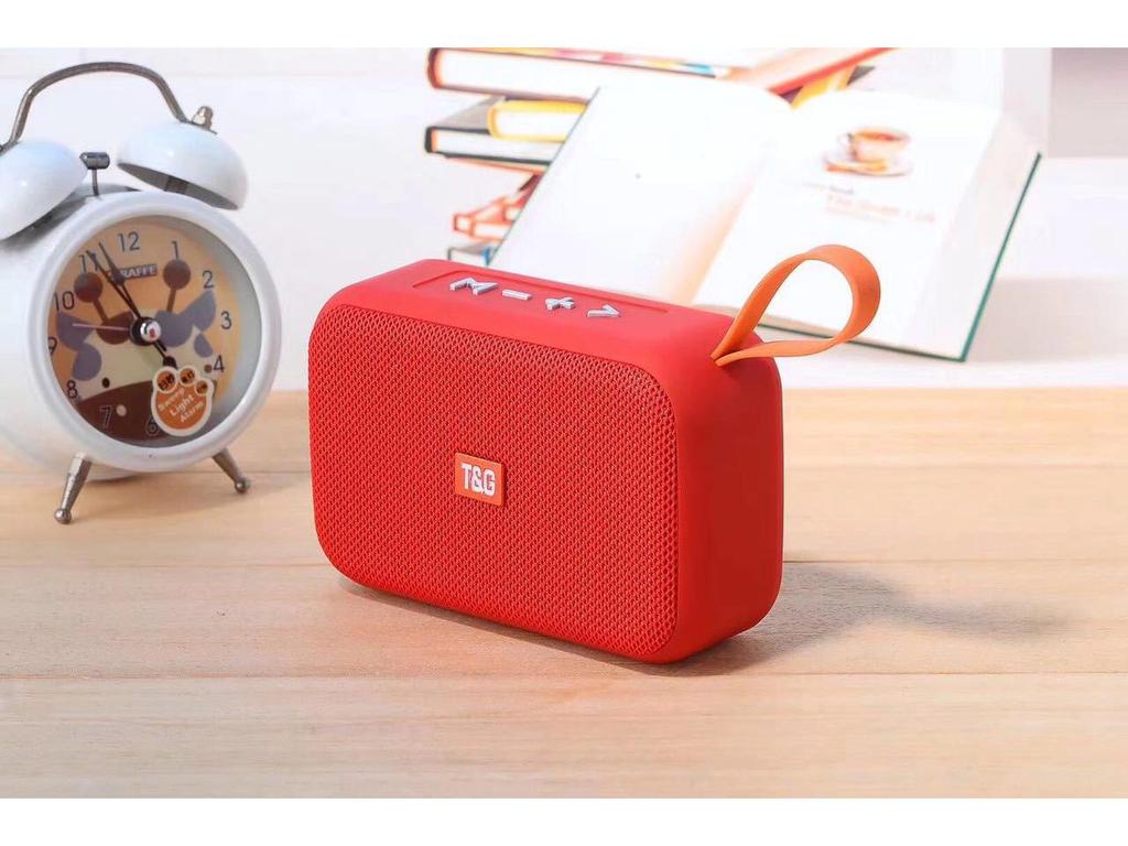 TG506 Portable Bluetooth Speaker with Heavy Bass, Subwoofer, Card Slot, USB Flash Drive, Radio, and Outdoor Charging Capability.