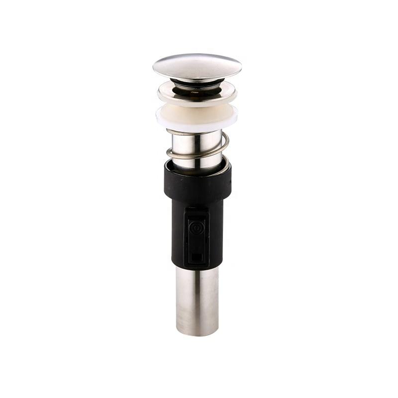 Long Pop up Drain Drainer With or Without Overflow Long Pop up Drainer Bathroom Drain