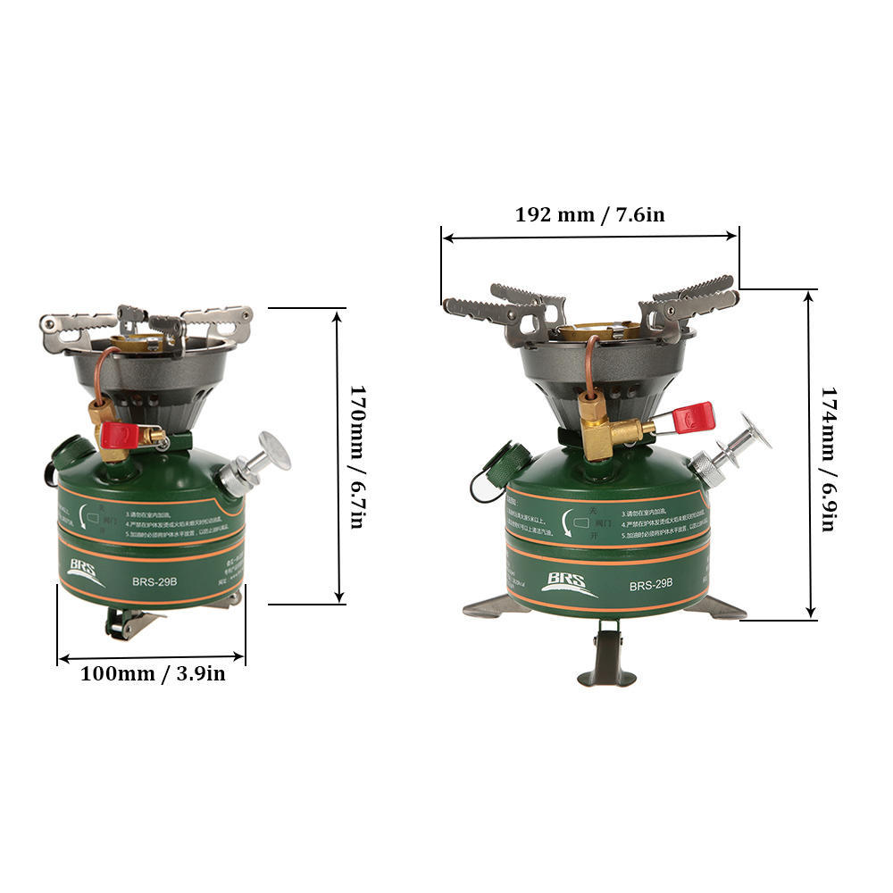 BRS Outdoor Portable Integrated Non-preheating Gasoline-burning Fuel Stove