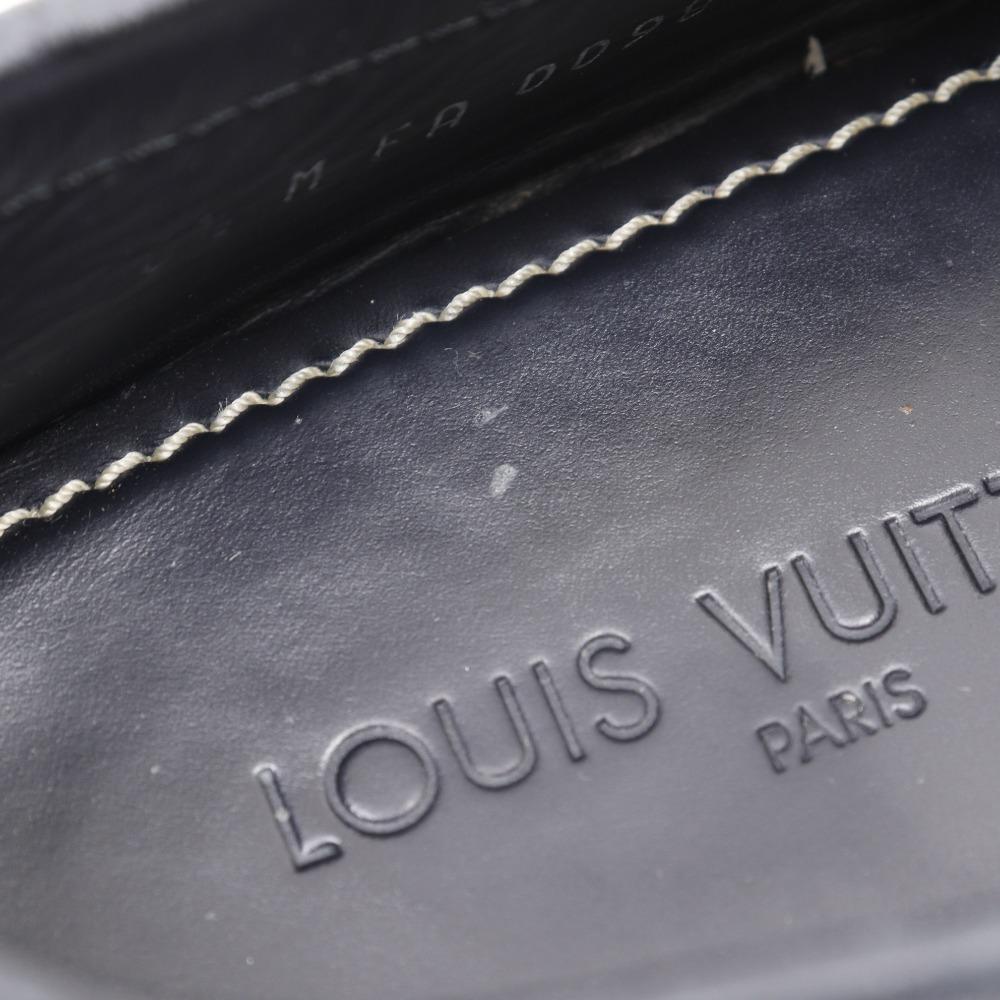 Louis Vuitton Monte Carlo Moccasin Driving Shoes Navy Blue Suede Mens Used