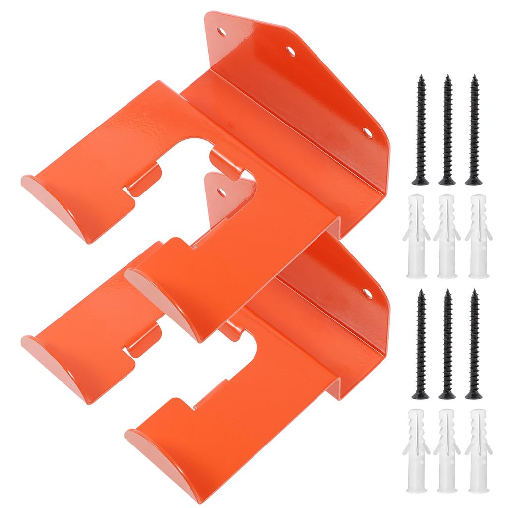 1/2Pcs Wall Mounted Weed Trimmer Rack Heavyduty Garden Power Tool Hanger Steel Weed Whacker Holder for Grass Trimmer Garden Tool
