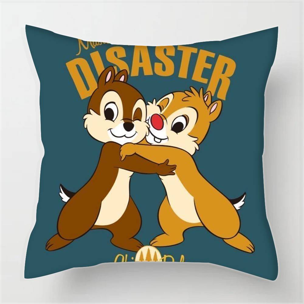 Pillowcases cushion covers living room sofas home decor gifts Cute C-hip And D-Dale  anime