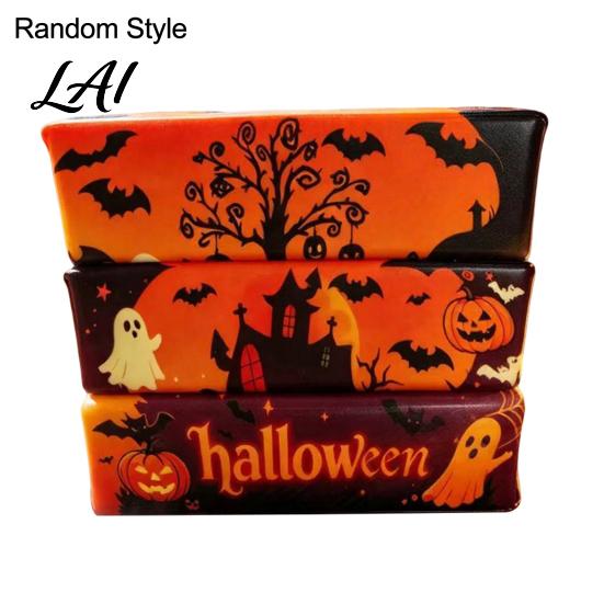 Halloween Stress Relief Toys 1/3/12Pcs Butter Bar Squeeze Toy Ghost Pumpkin Stick Sensory Students Toy for Relief Trick or Treat Party Favors