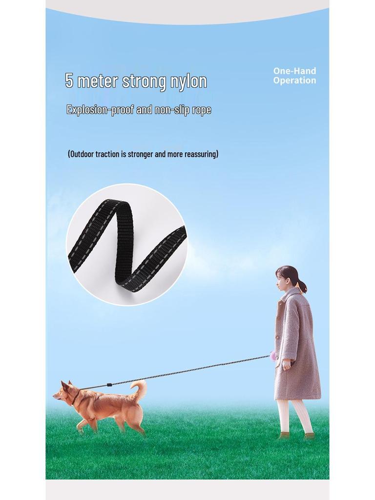 Automatic Retractable Dog Leash for Large, Medium, Small Dogs - Outdoor Walking Rope