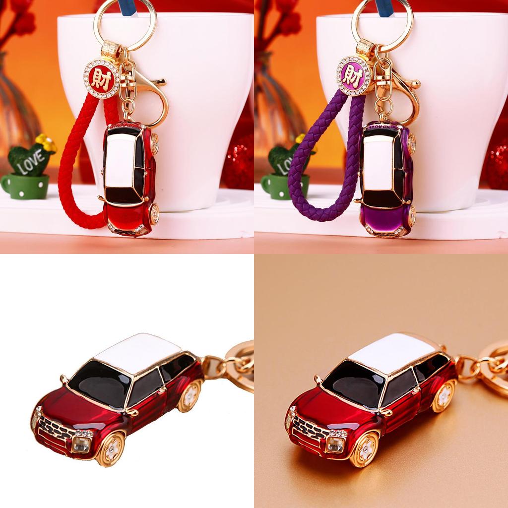 Adorable Creative Land Rover Model Car Keychain Perfect For Cute Bag Accessories
