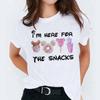 Summer Fashion Mickey Tshirt Yk Minnie Mouse Hat Printed Cotton Printed Tshirt Womens Loose Disney Tshirt