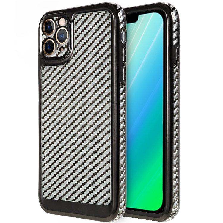 iPhone 12 Pro Max Carbon Slim Case Cover, Black