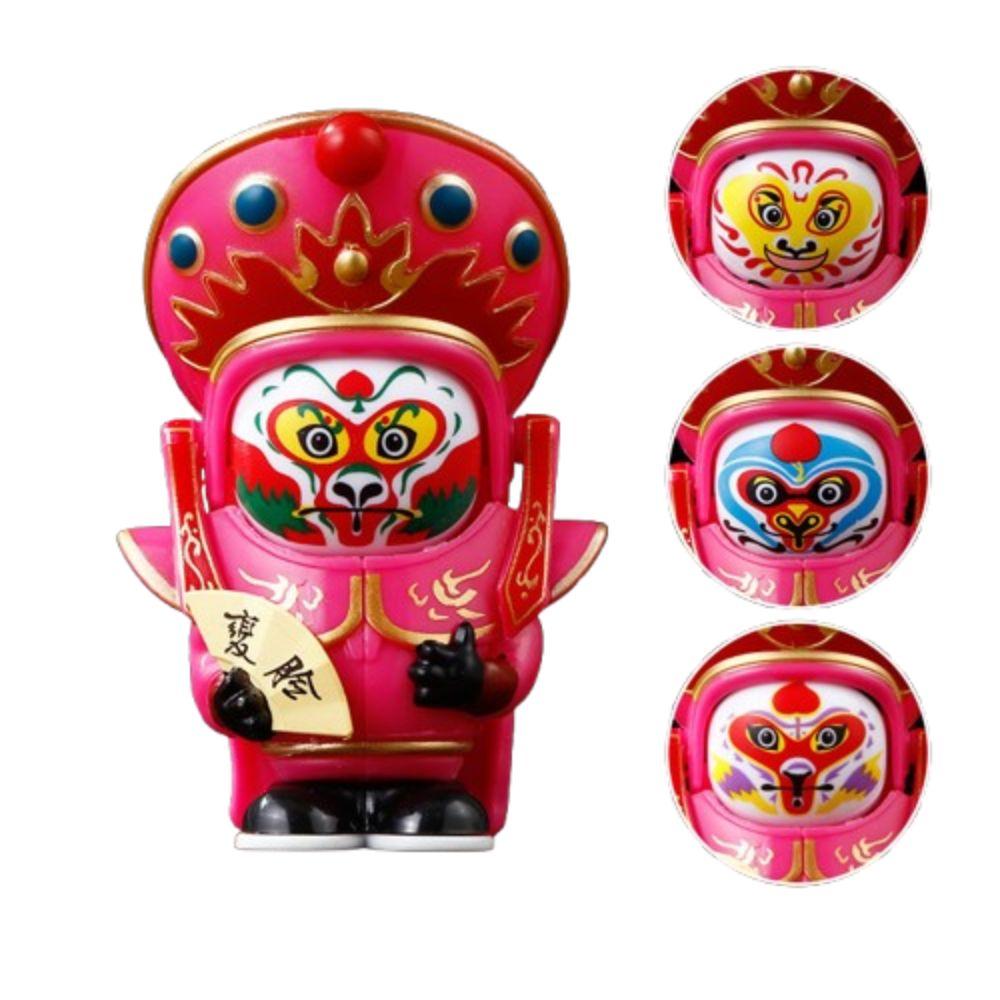 Chinese Style Sichuan Opera Doll Plastics Face Changing Toy  Kids Playing Supplies