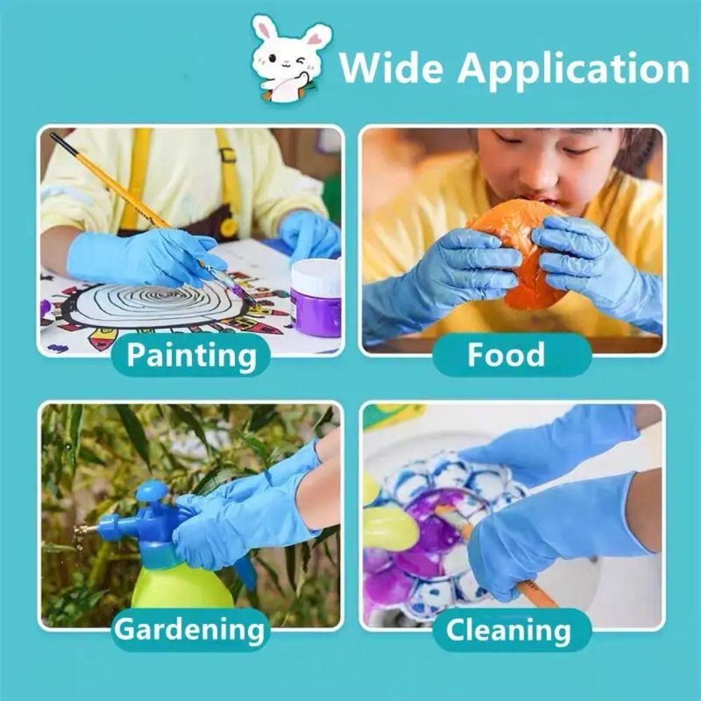 5 pairs Multipurpose Disposable Nitrile Gloves Latex Free Cooking Gloves New Food Service Gloves