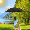 Phone Umbrella Sun Protection Phone Clip on Umbrella Angle Adjustable Anti-Reflective UV Protection Cover for Camping Outdoor