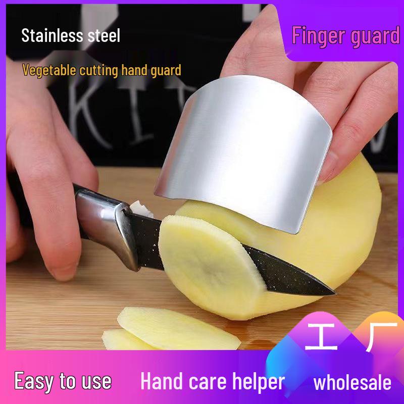 Edelstahl Fingerschutz Schnittfest Küchenhandschuh zum Gemüseschneiden