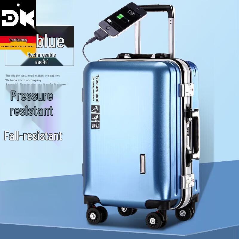 DK Aluminum Frame Smart Luggage 20 inch