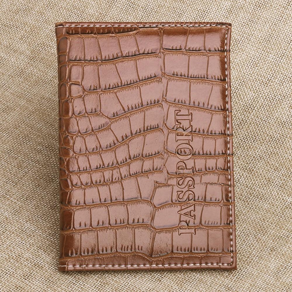 Passport Holder Protector Wallet Business Card Soft Passport Cover Leather