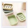 1pc Double Layer Creative Soap Box, Portable Outdoor Travel Soap Container Soap Holder Bathroom  Soap Dish Holder