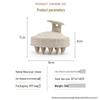Round Silicone Scalp Shampoo & Massage Brush - Anti-itch Meridian Dredging Comb for Scalp & Pet Cleaning