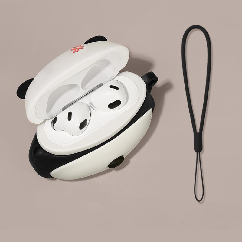 Cartoon Panda Bluetooth Earphone Case for AirPods 2 3 Silicone Charging Headphone Cases for Airpods Pro 2 Protective Cover