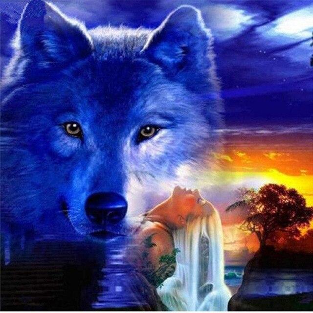 

5D Алмазная картина Мозаика Фэнтези Полный дрель Quare/круглая алмазная вышивка Подарок или украшениекровать