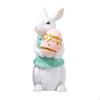Figurine Sculpture Resin Bunny Statue Desktop Ornament Table Centerpiece Lifelike Craft Suitable for