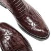 British Brock carved men's shoes lace-up business casual pointed leather shoes