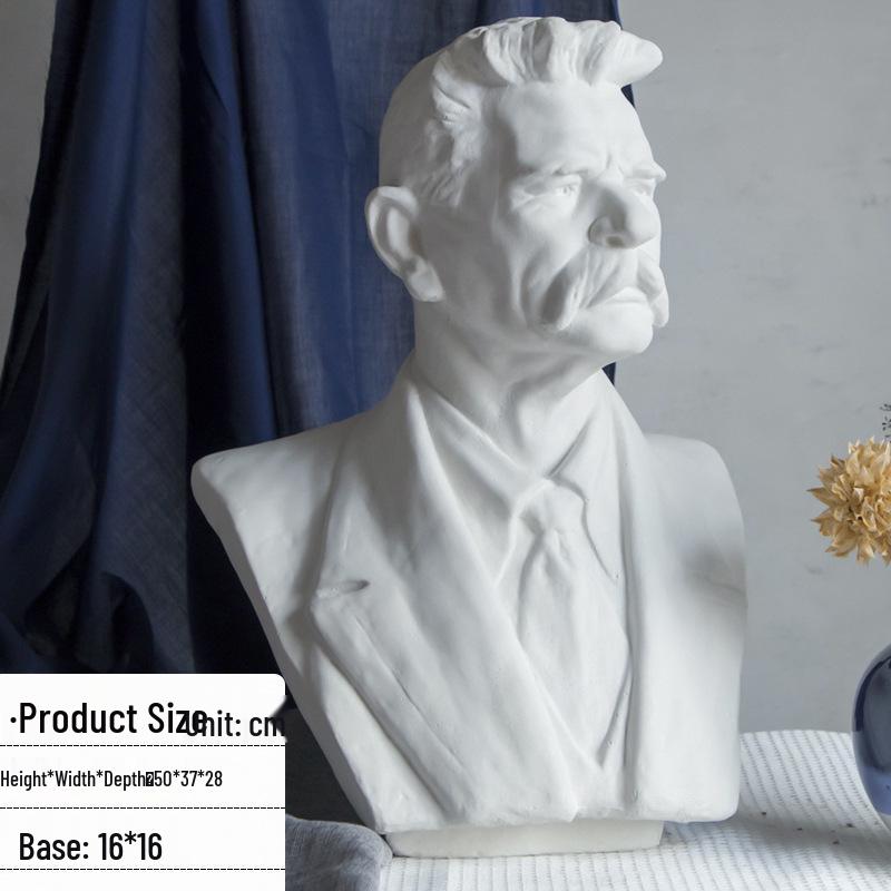 Plaster Cast Geometric Sculpture Set for Art and Photography