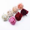 50pcs Christmas Wedding Decorative Wreath Silk Roses Head Artificial Flowers Bridal Accessories Clearance Home Decor